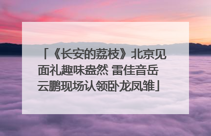 《长安的荔枝》北京见面礼趣味盎然 雷佳音岳云鹏现场认领卧龙凤雏