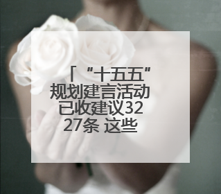 “十五五”规划建言活动已收建议3227条 这些点子很赞！