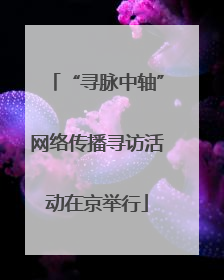 “寻脉中轴”网络传播寻访活动在京举行