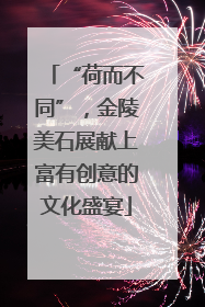 “荷而不同”，金陵美石展献上富有创意的文化盛宴