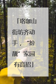 珞珈山街坊齐动手，“扮靓”家园有高招