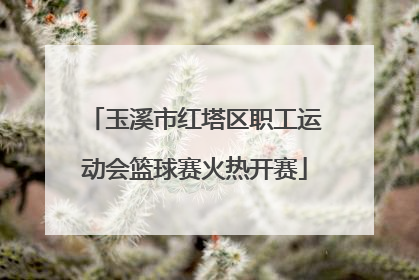 玉溪市红塔区职工运动会篮球赛火热开赛