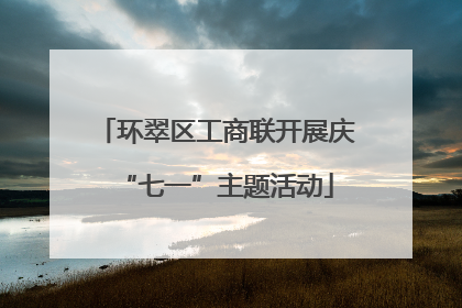 环翠区工商联开展庆“七一”主题活动