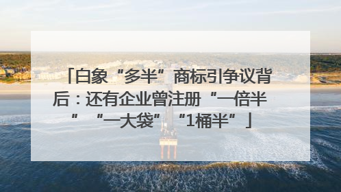 白象“多半”商标引争议背后：还有企业曾注册“一倍半”“一大袋”“1桶半”
