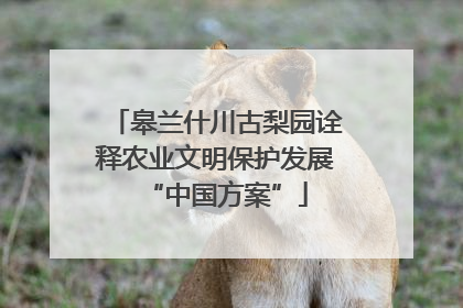 皋兰什川古梨园诠释农业文明保护发展“中国方案”