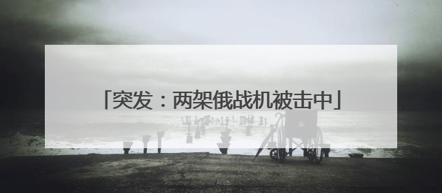 突发：两架俄战机被击中
