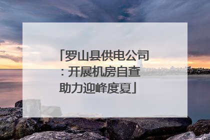 罗山县供电公司：开展机房自查 助力迎峰度夏