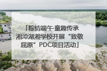 粽情端午·童趣传承 湘潭湖湘学校开展“致敬屈原”PDC项目活动