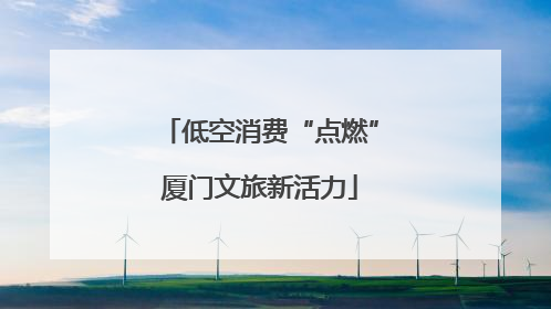 低空消费“点燃”厦门文旅新活力