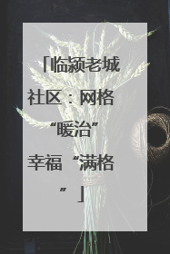 临颍老城社区：网格“暖治” 幸福“满格”