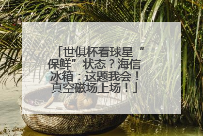世俱杯看球星“保鲜”状态？海信冰箱：这题我会！真空磁场上场！