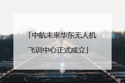 中航未来华东无人机飞训中心正式成立