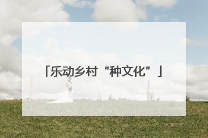 乐动乡村“种文化”