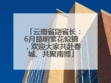云南省副省长：6月昆明繁花似锦，欢迎大家共赴春城、共聚南博