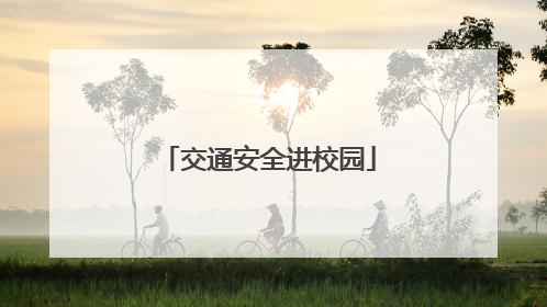 交通安全进校园