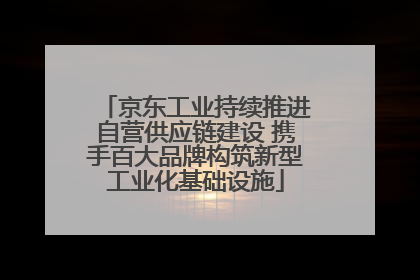 京东工业持续推进自营供应链建设 携手百大品牌构筑新型工业化基础设施