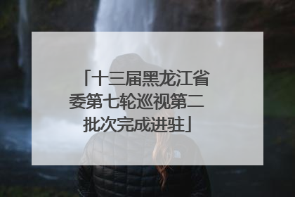 十三届黑龙江省委第七轮巡视第二批次完成进驻