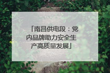 南昌供电段：党内品牌助力安全生产高质量发展