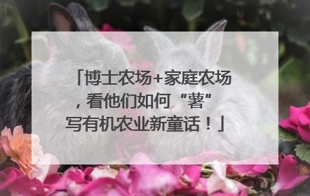 博士农场+家庭农场，看他们如何“薯” 写有机农业新童话！
