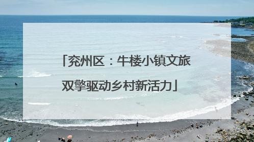 兖州区：牛楼小镇文旅双擎驱动乡村新活力