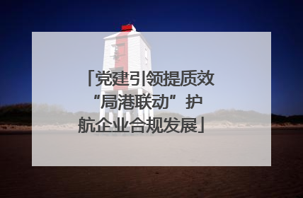 党建引领提质效 “局港联动”护航企业合规发展