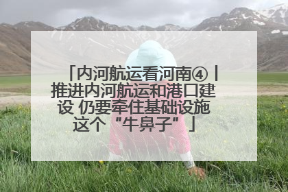 内河航运看河南④丨推进内河航运和港口建设 仍要牵住基础设施这个“牛鼻子”