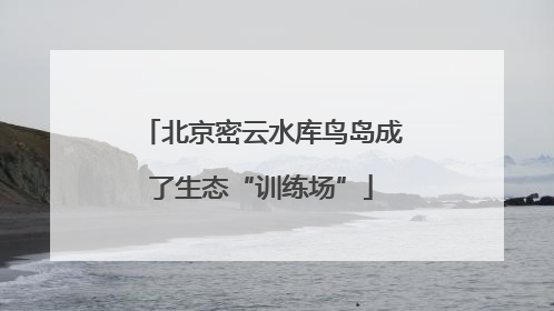 北京密云水库鸟岛成了生态“训练场”