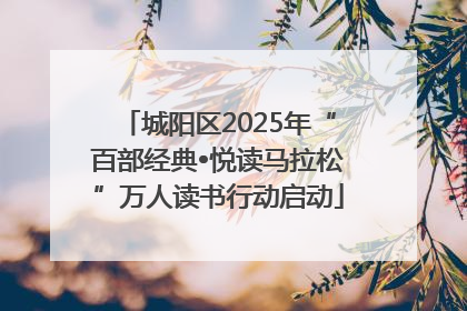 城阳区2025年“百部经典•悦读马拉松”万人读书行动启动