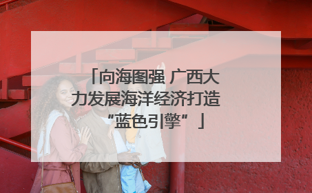 向海图强 广西大力发展海洋经济打造“蓝色引擎”