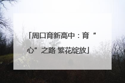 周口育新高中：育“心”之路 繁花绽放