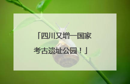 四川又增一国家考古遗址公园！