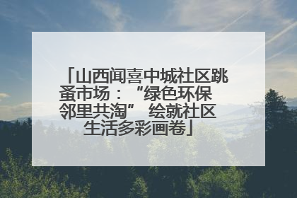 山西闻喜中城社区跳蚤市场：“绿色环保 邻里共淘” 绘就社区生活多彩画卷