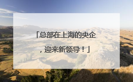 总部在上海的央企，迎来新领导！
