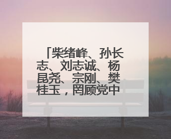 柴绪峰、孙长志、刘志诚、杨昆尧、宗刚、樊桂玉，罔顾党中央三令五申，不知敬畏、我行我素、肆意妄为！