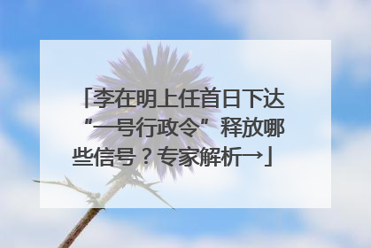 李在明上任首日下达“一号行政令”释放哪些信号？专家解析→
