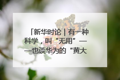 新华时论｜有一种科学，叫“无用”——也谈华为的“黄大年茶思屋”