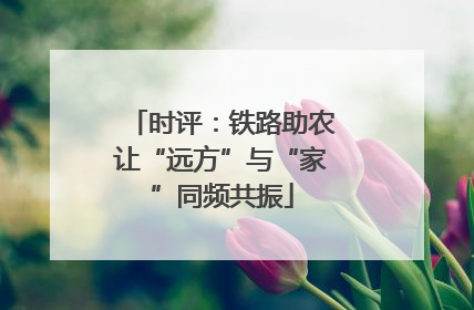 时评：铁路助农让“远方”与“家”同频共振