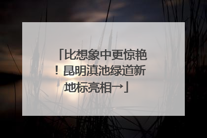 比想象中更惊艳！昆明滇池绿道新地标亮相→