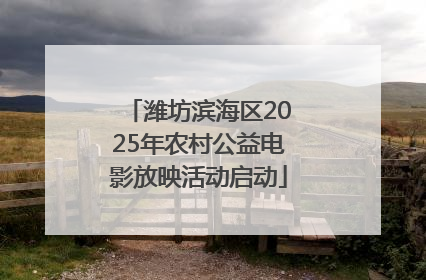 潍坊滨海区2025年农村公益电影放映活动启动