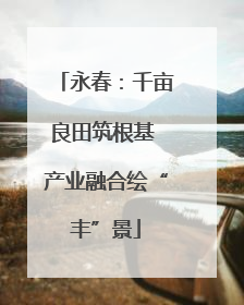 永春：千亩良田筑根基 产业融合绘“丰”景
