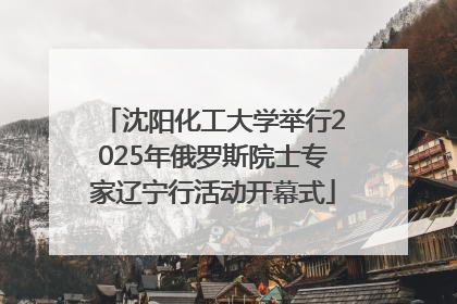 沈阳化工大学举行2025年俄罗斯院士专家辽宁行活动开幕式
