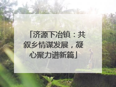 济源下冶镇：共叙乡情谋发展，凝心聚力谱新篇