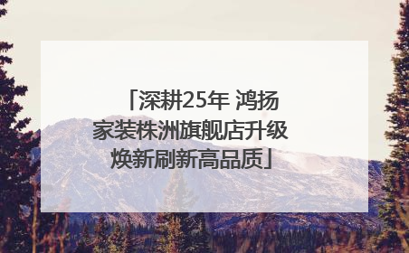 深耕25年 鸿扬家装株洲旗舰店升级焕新刷新高品质