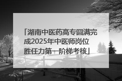 湖南中医药高专圆满完成2025年中医师岗位胜任力第一阶梯考核