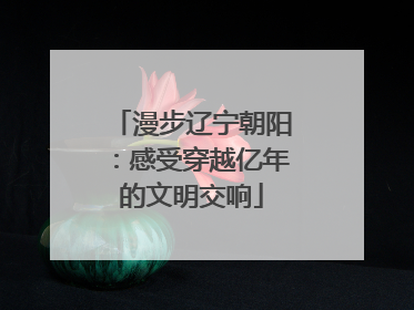 漫步辽宁朝阳：感受穿越亿年的文明交响