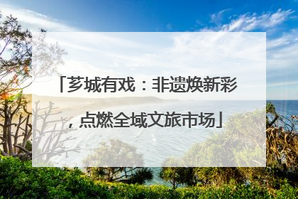 芗城有戏：非遗焕新彩，点燃全域文旅市场