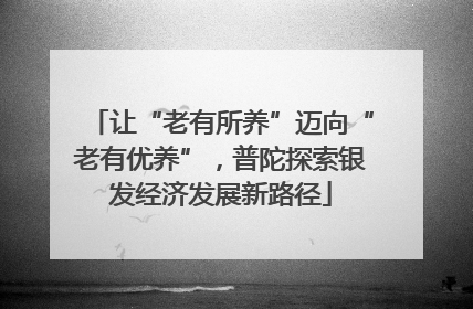 让“老有所养”迈向“老有优养”，普陀探索银发经济发展新路径
