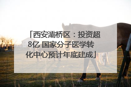 西安灞桥区：投资超8亿 国家分子医学转化中心预计年底建成
