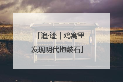 追·迹｜鸡窝里发现明代抱鼓石