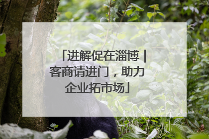 进解促在淄博｜客商请进门，助力企业拓市场